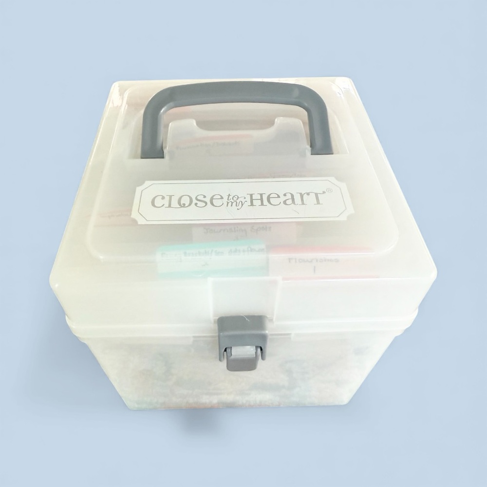 Loaded Close To My Heart Storage Box With 14 Stamp Sets